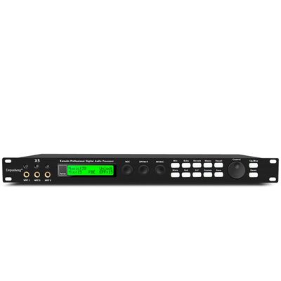 Depusheng X5 Karaoke Professional Digital Audio Processor Can Set via a PC Interface Prevent Howling