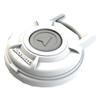 Maxwell P104809 Foot Switch, Mfg#, Compact, With White Cover. Operates Via Solenoids, Thus Allowing Smaller Diameter Wiring. view 1