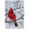 Wonderart Classics Cardinal Latch Hook Kit, 20" x 30" view 4
