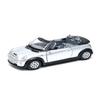KiNSMART - Mini Cooper S 5" 1:28 Scale Die Cast Metal Model Toy Car (Silver Convertible) view 3