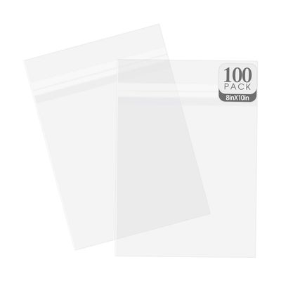 Golden State Art, Acid-Free Transparent Sleeves Storage Bags for Photo Framing Mats Mattes (8 3/8 x 10 1/8 Inches for 8x10 Mats, Set of 100)