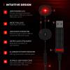 Hipshotdot PRO Color and Brightness Control Dot LED Aim Assist Mod for Gaming TV Compatible with Xbox, PlayStation, Nintendo and PC - Works with All Shooter Video Games and FPS or TPS (Hipshotdot) view 2