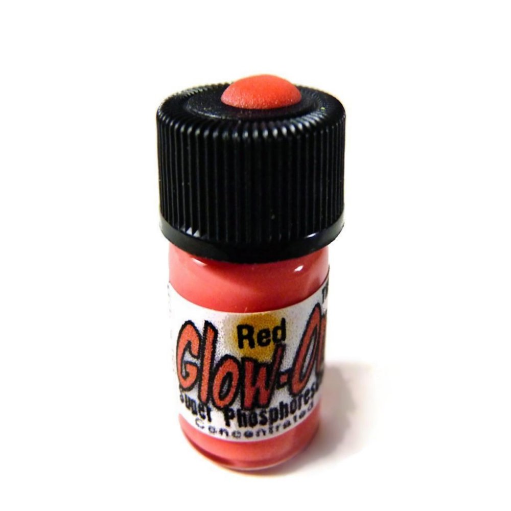 Glow-On Red Color Gun Night Sights Paint, 2.3 ml Vial