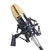 Koolertron Microphone Shock Mount,Mic Clip Holder,Universal 50MM Anti-Vibration Mic Holder for 48MM-54mm Diameter Studio Condenser Mic (Black) view 3
