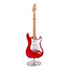 Broadway Gifts Co. Red Electric Guitar with Case and Stand Replica Miniature Figurine 7 Inch New view 2
