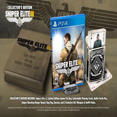 Sniper Elite III: Collector's Edition - PlayStation 4 Collector's Edition