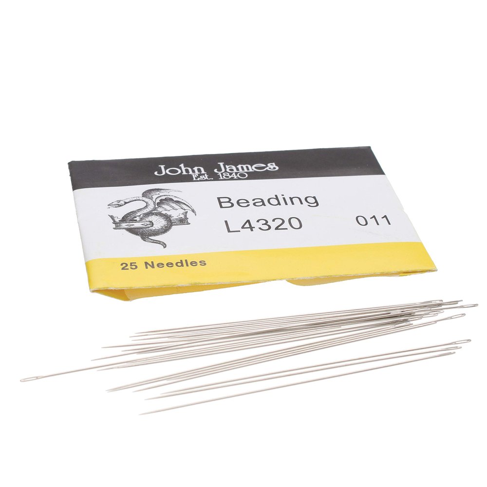 John James The Beadsmith Beading Needles, Silver