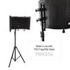 Pyle, Microphone Isolation Shield, Sound Dampening Foam, Studio Quality, Adjustable Mic Depth, Folding Panels, Countertop & Stand Mountable, Includes Removable Shock Mount, Universal Threading view 4