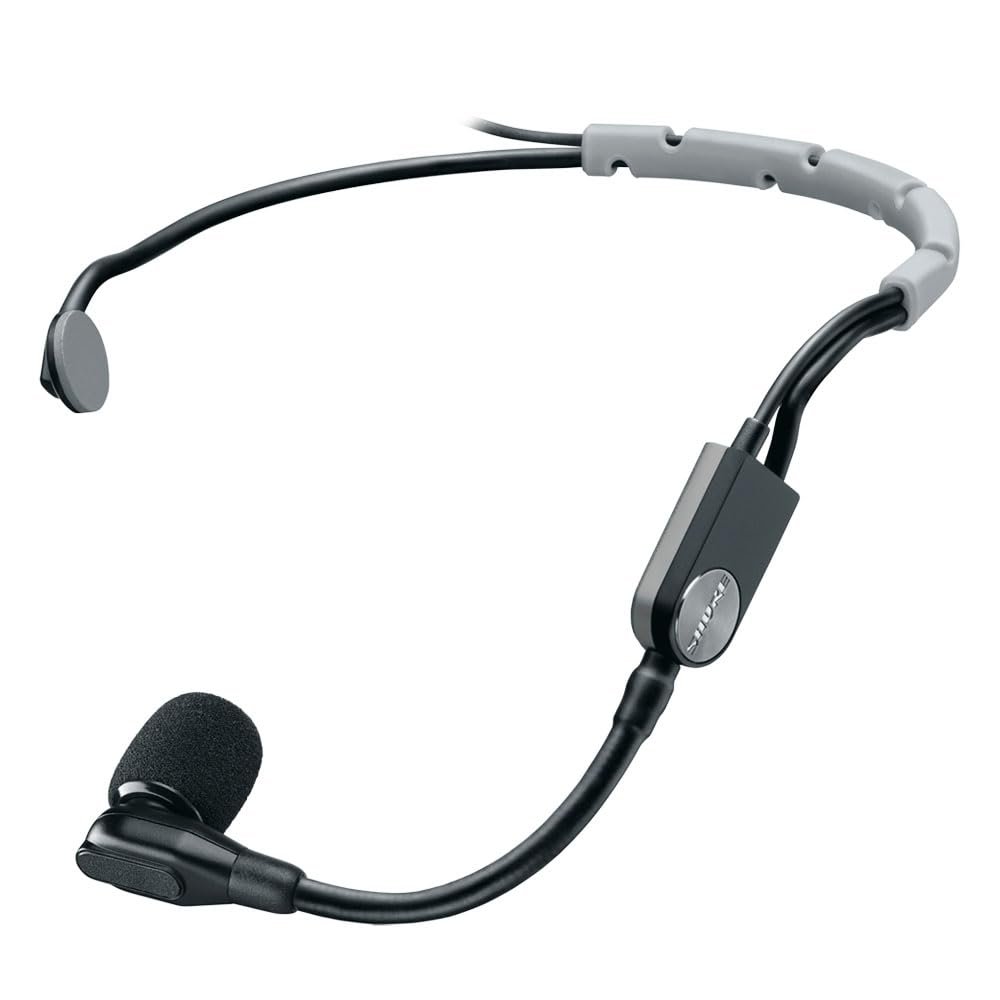 Shure SM35 Performance Headset Condenser Microphone for Hands-Free Audio, TQG Connector for use with Wireless Systems - Bodypack Transmitter Sold Separately (SM35-TQG)