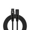 Kirlin Cable MPC-270-25/BK - 25 feet - XLR Male to XLR Female Microphone Cable Black PVC Jacket view 1