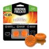 KontrolFreek FPS Freek Vortex for Xbox One and Xbox Series X Controller | Performance Thumbsticks | 1 High-Rise Convex, 1 Mid-Rise Concave | Orange view 1