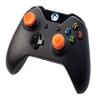 KontrolFreek FPS Freek Vortex for Xbox One and Xbox Series X Controller | Performance Thumbsticks | 1 High-Rise Convex, 1 Mid-Rise Concave | Orange view 2
