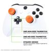 KontrolFreek FPS Freek Vortex for Xbox One and Xbox Series X Controller | Performance Thumbsticks | 1 High-Rise Convex, 1 Mid-Rise Concave | Orange view 4