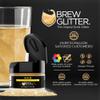 Brew Glitter Edible Glitter for Drinks, Cocktails, Beer, Garnish & Beverages (Gold, 4 Grams) view 2