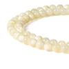 BEADNOVA 6mm Natural White Mother of Pearl Shell Beads Gemstone Round Loose Beads for Jewelry Making (62-64pcs) view 1