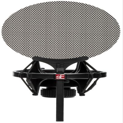 sE Electronics Isolation Pack with Integrated Metal Microphone Pop Filter & Microphone Shock Mount - Compatible with sE X1 Series or sE2200 Series Mics