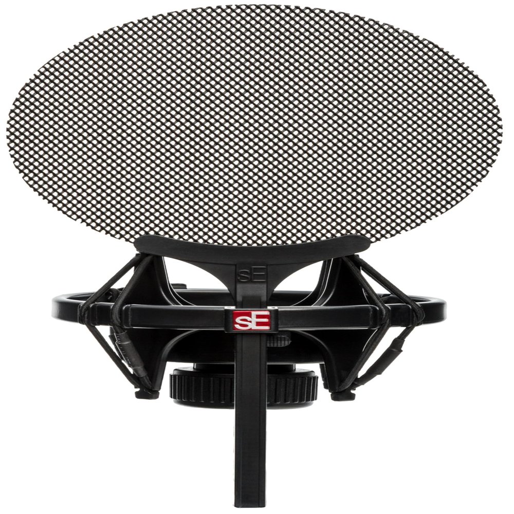 sE Electronics Isolation Pack with Integrated Metal Microphone Pop Filter & Microphone Shock Mount - Compatible with sE X1 Series or sE2200 Series Mics