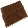 Rustic Genuine Leather Photo Album with Gift Box - Scrapbook Style Pages - Holds 100 4x6 or 5x7 Photos - Photo Book 6x8" view 4