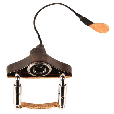 KNA VV-3 Portable Piezo Pickup for Violin and Viola Lightweight Bridge-Mounted Sensor, Natural Acoustic Sound, Easy Installation, 1/4" Output Jack, No Instrument Modification, Handcrafted in Europe