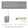 J K Low Profile Light-Weight Headset Headworn Earhook Microphone MIC-J S90 Compatible with Sennheiser Wireless System view 2