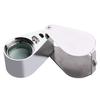 Beileshi Jewelers Loupe 30x,with 2 LED Light,Loupe Magnifier Metal Construction and Optical Glass with a Carrying Case view 2