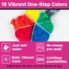 Tulip One Step Tie Dye Kit: Tie Dye Party Supplies, 18 bottles view 3