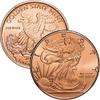 1 oz .999 Pure Copper Round/Challenge Coin (Walking Liberty) view 1