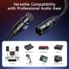 Cable Matters 2-Pack Premium XLR to XLR Cables - 6ft, Male to Female Microphone Cable, Oxygen-Free Copper (OFC) Mic Cord, Black view 3