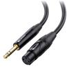 Cable Matters 6.35mm (1/4 Inch) TRS to XLR Cable - 6ft, Male to Female, XLR to 1/4 Cable view 1