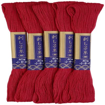 Sashiko thread 40m col.7 5x1 by Yokota