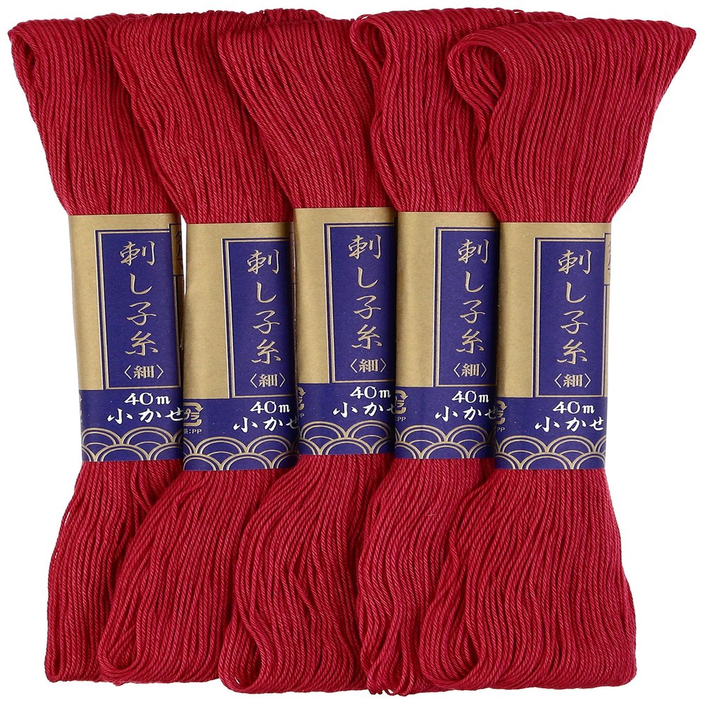Sashiko thread 40m col.7 5x1 by Yokota