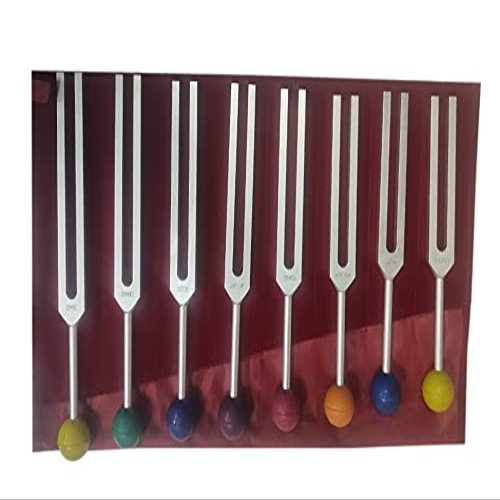 Solar Harmonic Spectrum Tuning Fork Kit with Velvet Pouch