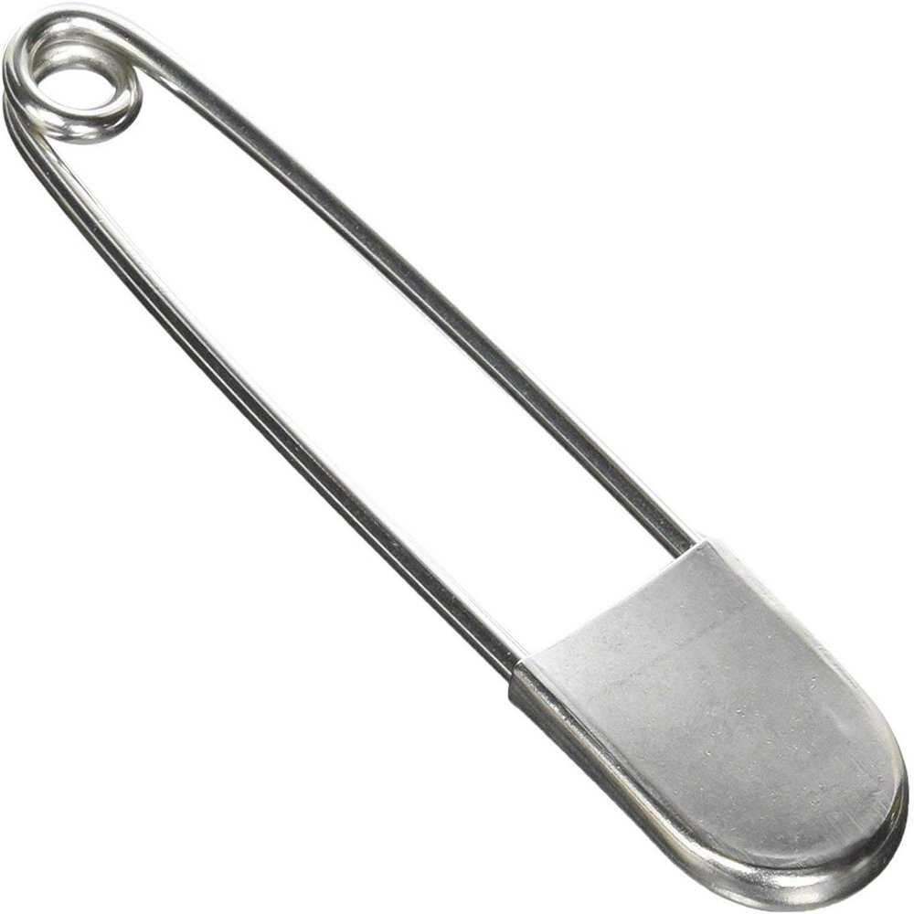 Coitak Large Safety Pins, 5 inch, 10 PCS Stainless Steel, Silver Huge Strong XL, Extra Large Laundry Pins for Blankets
