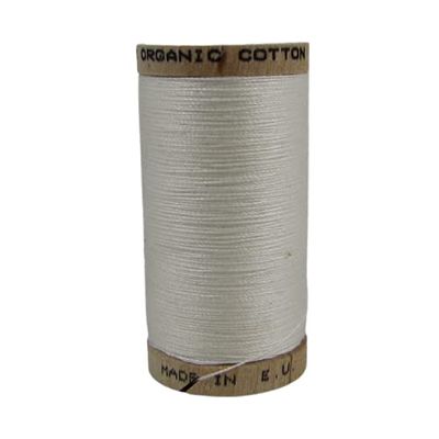 Multipurpose Organic Cotton Sewing Thread - Natural - 300 Yard Spool
