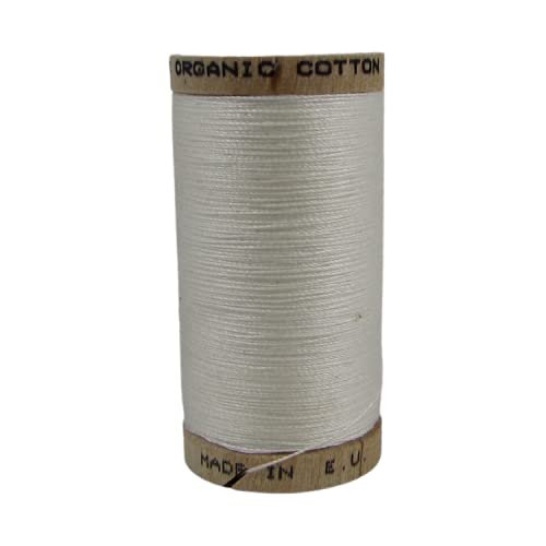 Multipurpose Organic Cotton Sewing Thread - Natural - 300 Yard Spool