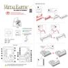 Metal Earth Grand Piano 3D Metal Model Kit Fascinations view 3
