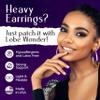 Lobe Wonder - The ORIGINAL Ear Lobe Support Patch for Pierced Ears - Eliminates the Look of Torn or Stretched Piercings - Protects Healthy Ear Lobes from Tearing - 60 Patches - Clear & Latex-Free view 4