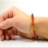 Baltic Amber Bracelet for Adults Made on Elastic Band- Natural Amber from Baltic Region, Genuine Baltic Amber (Cognac, 7.5 inch) view 3