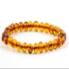 Baltic Amber Bracelet for Adults Made on Elastic Band- Natural Amber from Baltic Region, Genuine Baltic Amber (Cognac, 7.5 inch) view 4