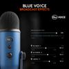 Logitech Creators Blue Yeti USB Microphone for PC, Mac, Gaming, Streaming, Podcasting, Studio and Computer Condenser Mic with Blue VO!CE Effects, 4 Pickup Patterns, Plug and Play - Midnight Blue view 3