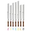 Planetary Tuning Fork 7 Piece Chakra Set with Exact Pitch and Frequency MADE IN GERMANY For Meditation, Sound Healing Therapy and Yoga, 2-YEAR WARRANTY brown view 2