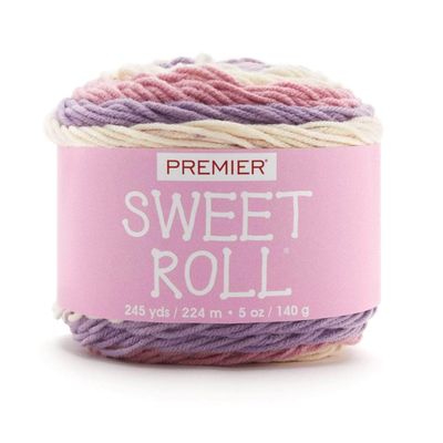 Premier Yarns 1047-24 Sweet Roll Yarn-Birthday Cake Pop