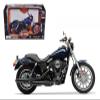 Maisto 2004 Harley Davidson Dyna Super Glide Sport Bike 1/12 Motorcycle Blue view 1