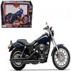 Maisto 2004 Harley Davidson Dyna Super Glide Sport Bike 1/12 Motorcycle Blue view 2