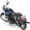 Maisto 2004 Harley Davidson Dyna Super Glide Sport Bike 1/12 Motorcycle Blue view 3