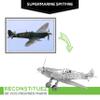 Metal Earth Supermarine Spitfire 3D Metal Model Kit Fascinations view 2