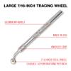 Excel Blades Pounce Wheel Set Stainless Steel Fabric Tracing, Perforating, Cutting, Sewing, Quilting & Embossing Tool Set of 3 Assorted Sizes Made in USA view 2