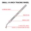 Excel Blades Pounce Wheel Set Stainless Steel Fabric Tracing, Perforating, Cutting, Sewing, Quilting & Embossing Tool Set of 3 Assorted Sizes Made in USA view 4