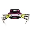 Ernie Ball 6in Angle/Angle Patch Cable 3-Pack, White (P06051) view 1