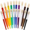 U.S. Art Supply 20-Piece Assorted Hog Bristle Brush Set - Large Thick Paint Brushes, Classroom Paint Brushes for Crafts, Tempera & Acrylic Painting, Ideal for Beginners & Students view 1
